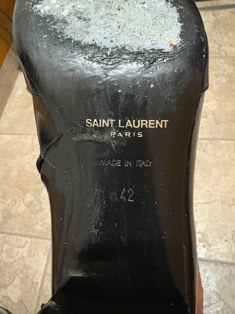 SAINT LAURENT 23AW xivジップヒールブーツ