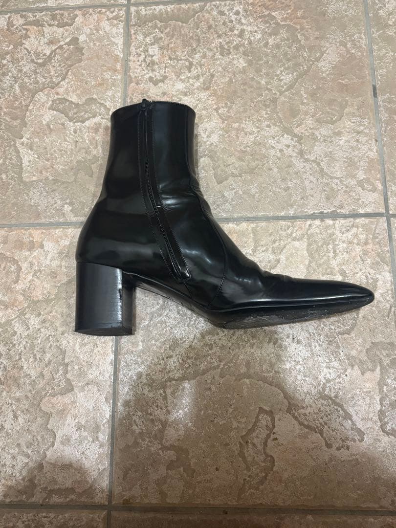 SAINT LAURENT 23AW xivジップヒールブーツ