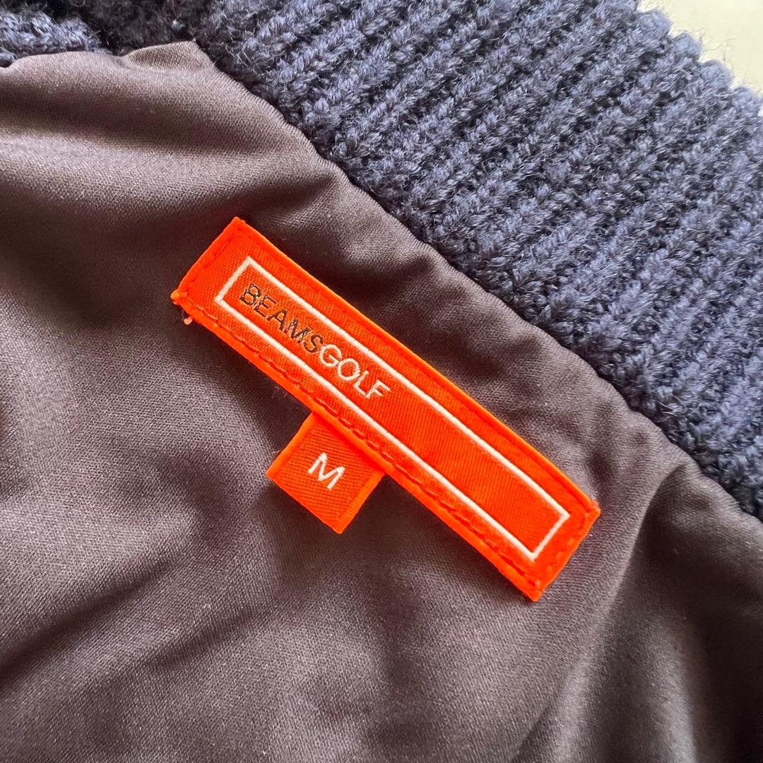 BEAMS GOLF ビームスゴルフ　ダウン×ニット　切替　異素材　ジャケット