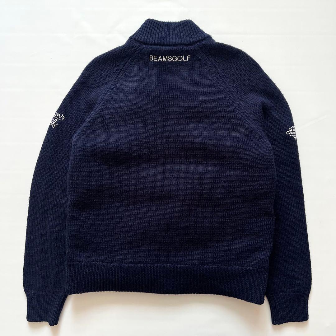 BEAMS GOLF ビームスゴルフ　ダウン×ニット　切替　異素材　ジャケット