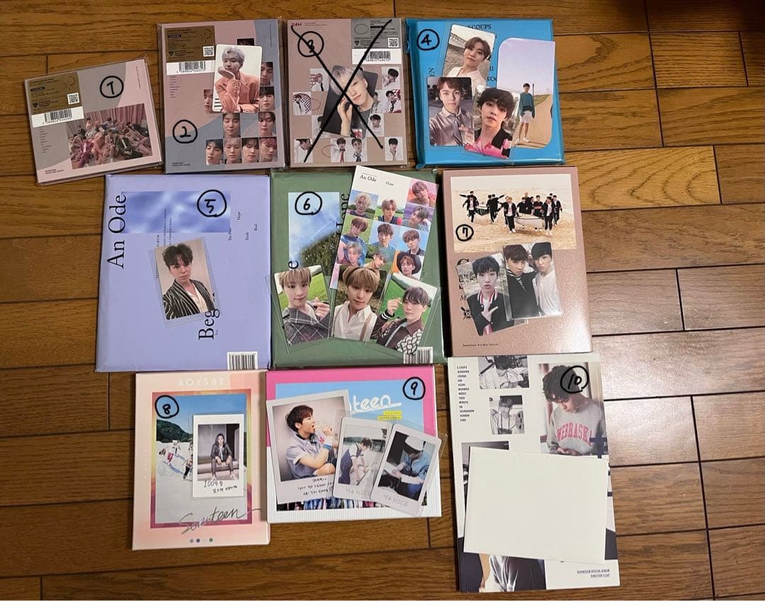 SEVENTEEN アルバムトレカセット バラ売り可