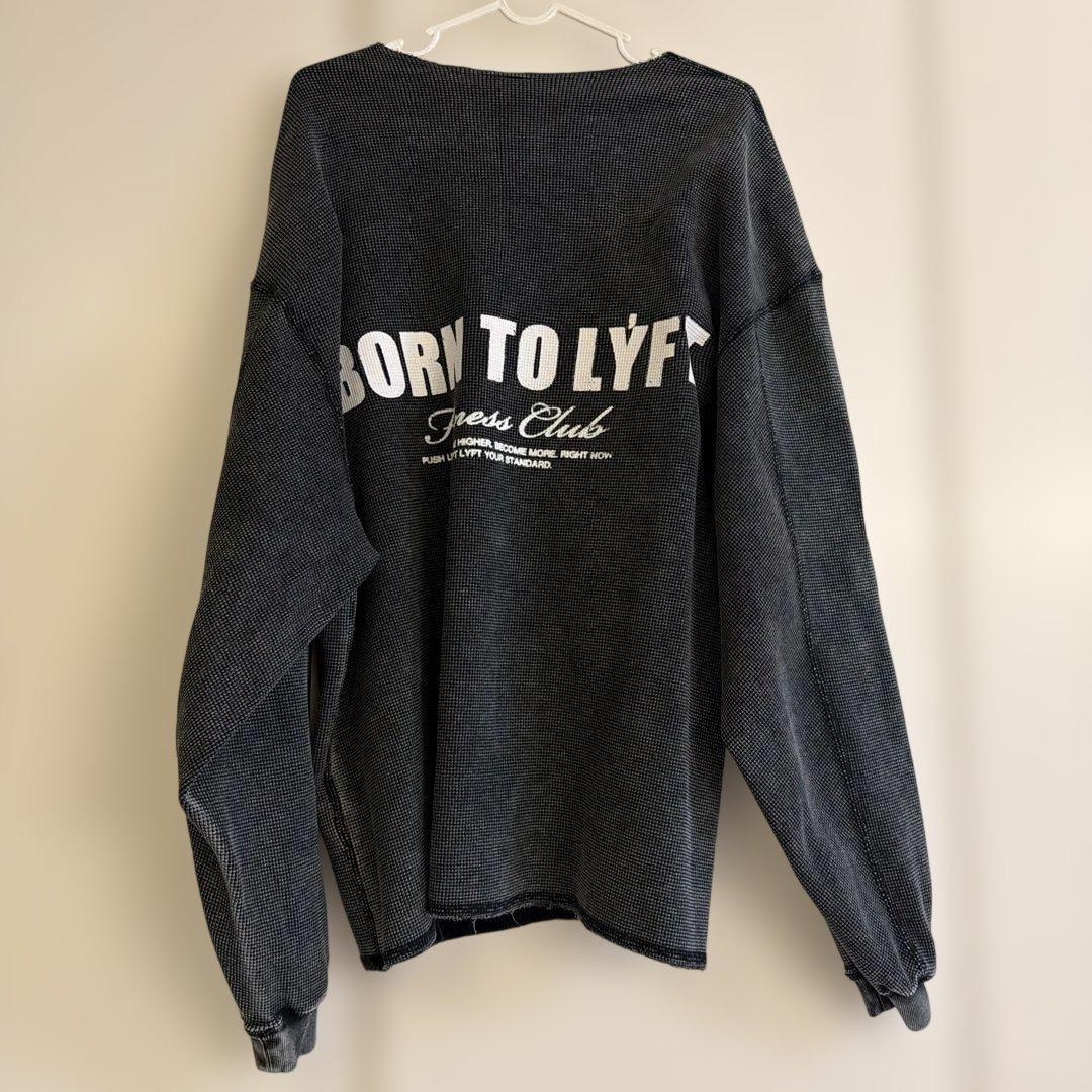 LYFT 長袖 ヴィンテージ ロング Tシャツ M ブラック