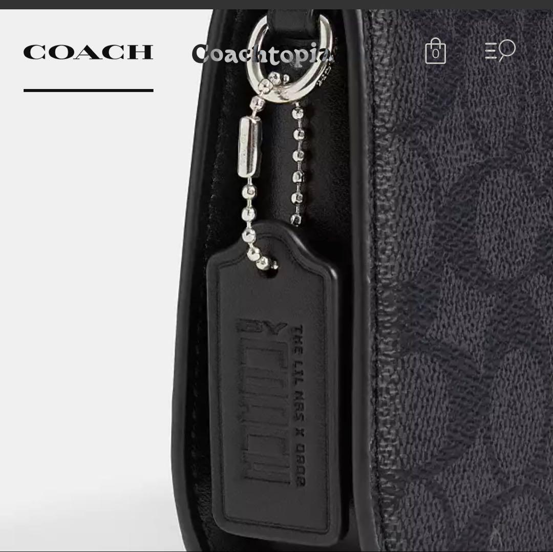 モカ　COACH☆コーチ LIL NAS X ショルダーバッグ