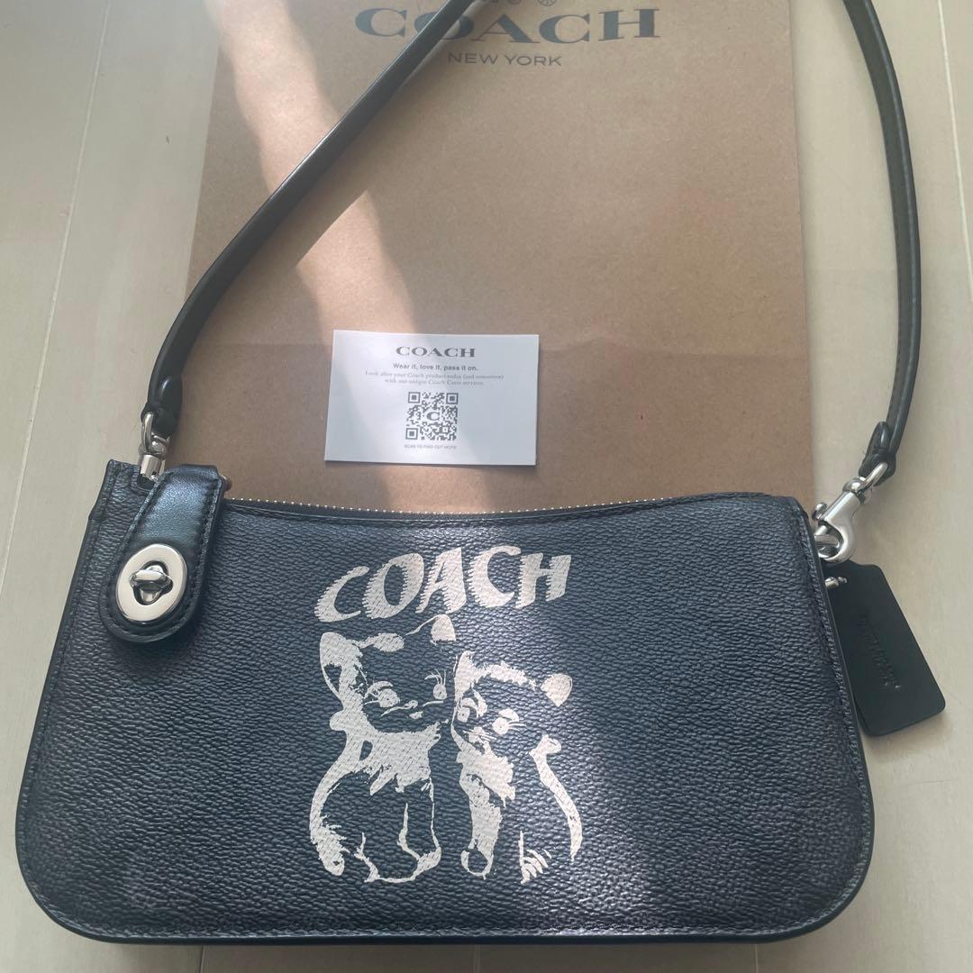 モカ　COACH☆コーチ LIL NAS X ショルダーバッグ