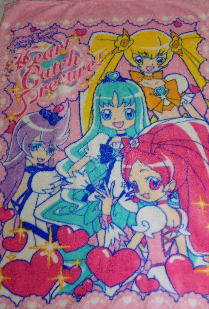 ハートキャッチプリキュア ハーフケット毛布&ひざ掛け