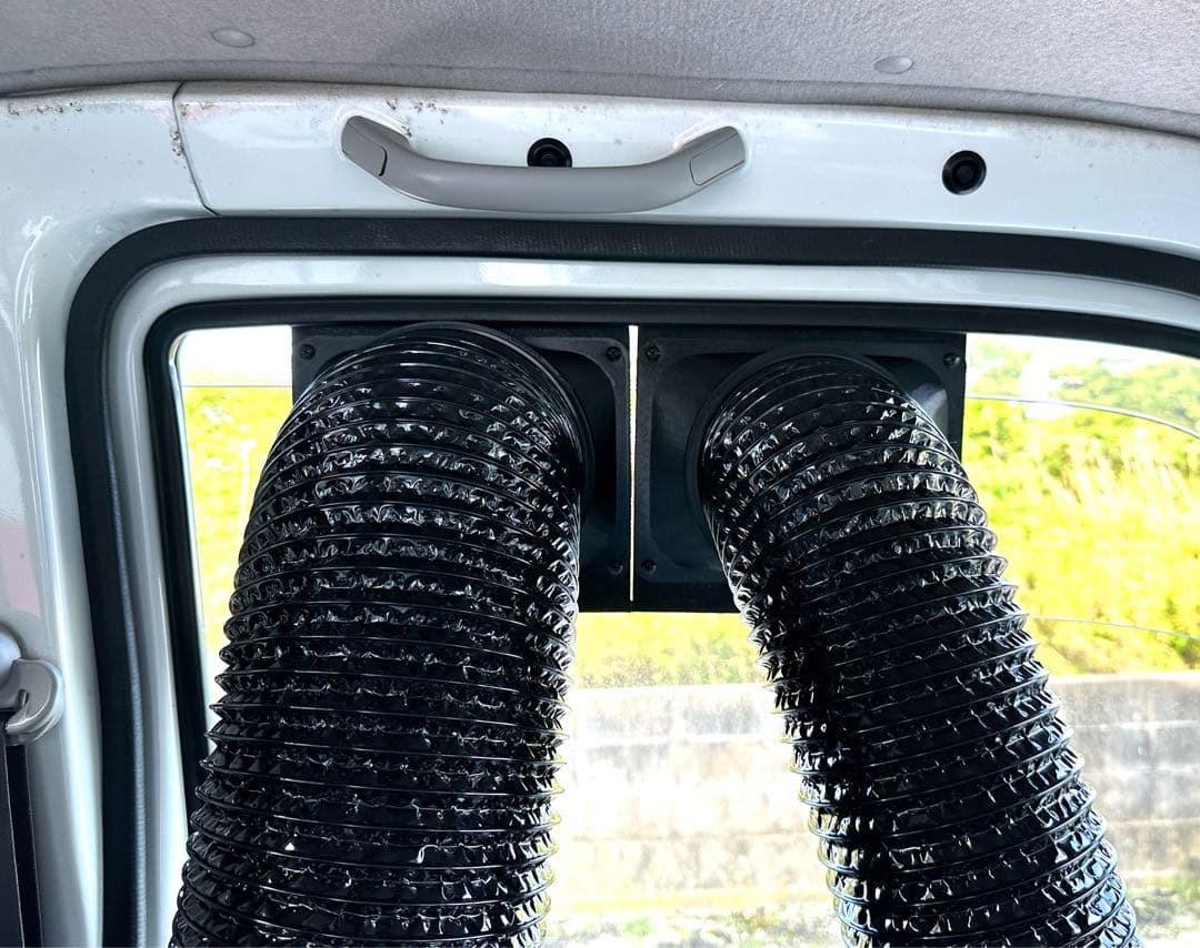 【大口径Ver】ECOFLOW WAVE2 WAVE3 自作排気吸気ダクト