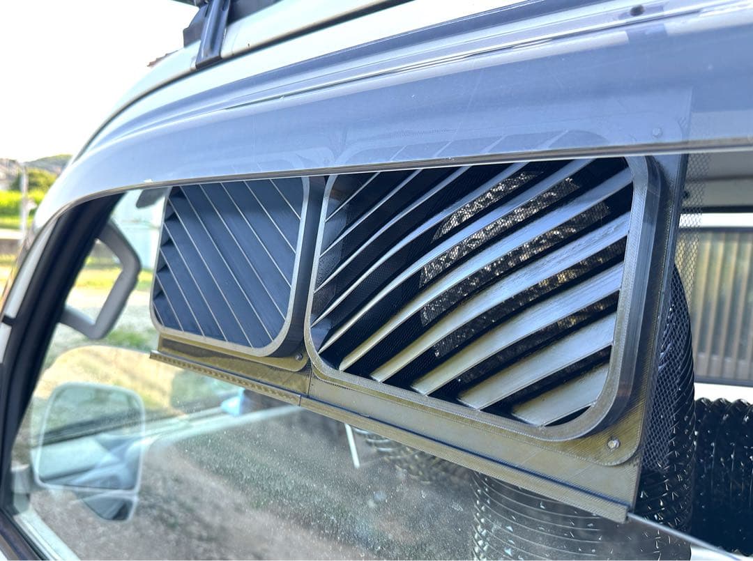 【大口径Ver】ECOFLOW WAVE2 WAVE3 自作排気吸気ダクト