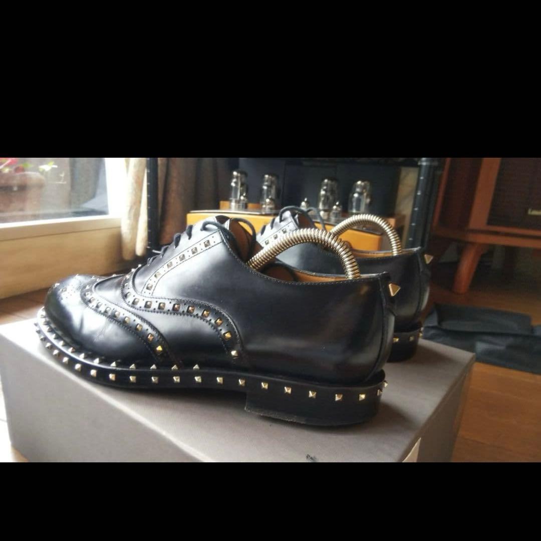 美品　VALENTINOフルスタッズブローグ