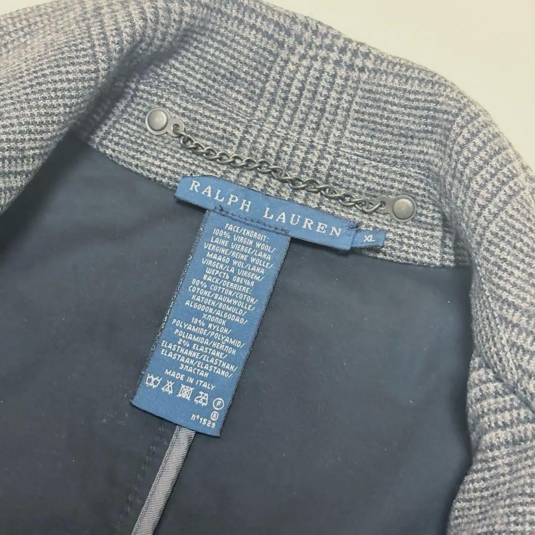 RALPH LAUREN ステンカラーコート グレンチェック XLサイズ