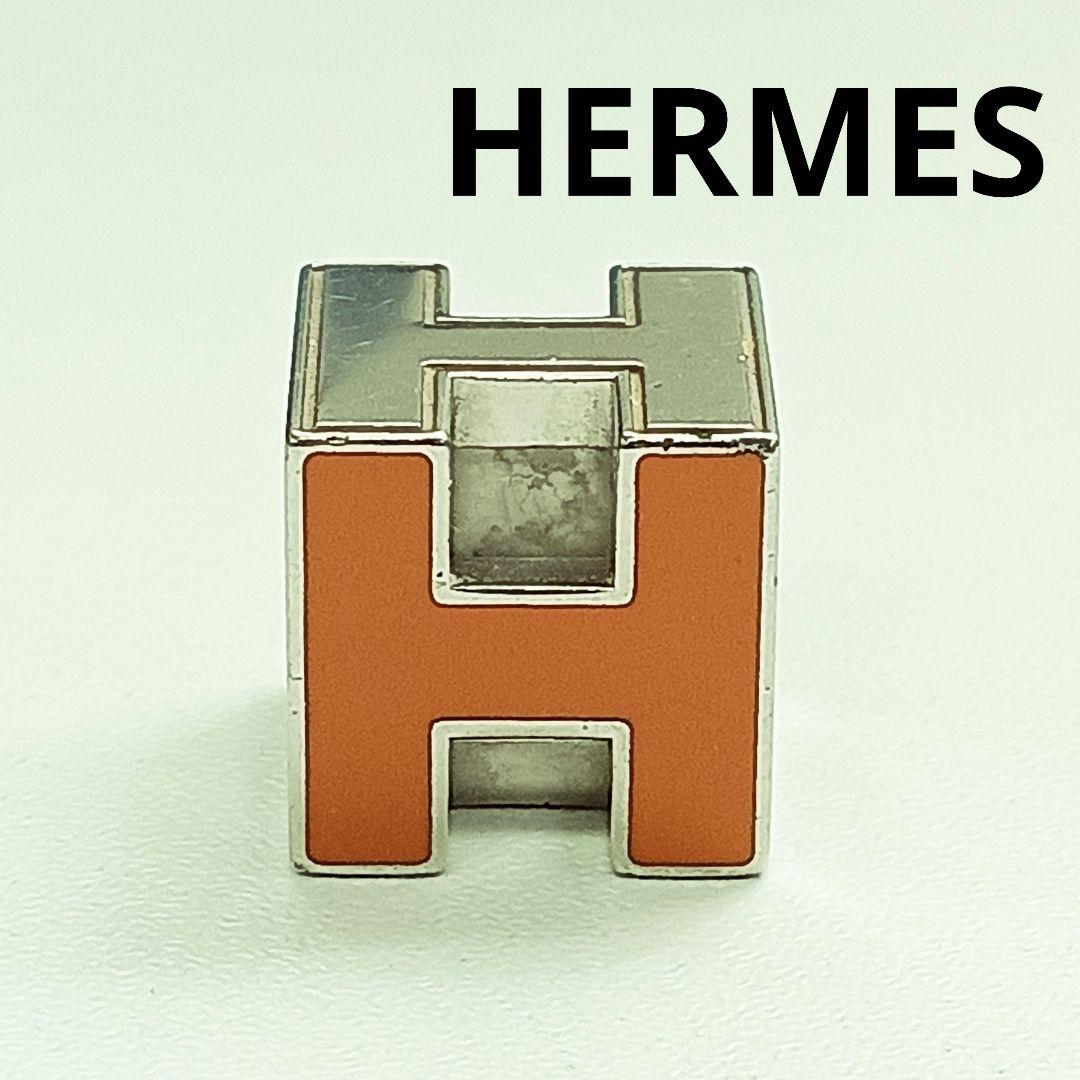 AMH11 エルメス 極美品 Hキューブ ネックレストップ