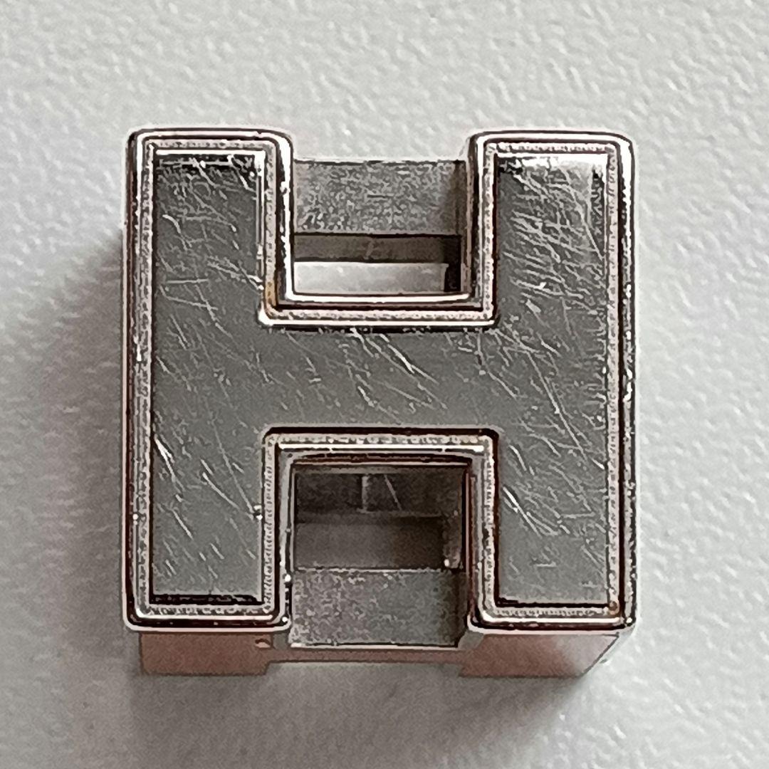 AMH11 エルメス 極美品 Hキューブ ネックレストップ