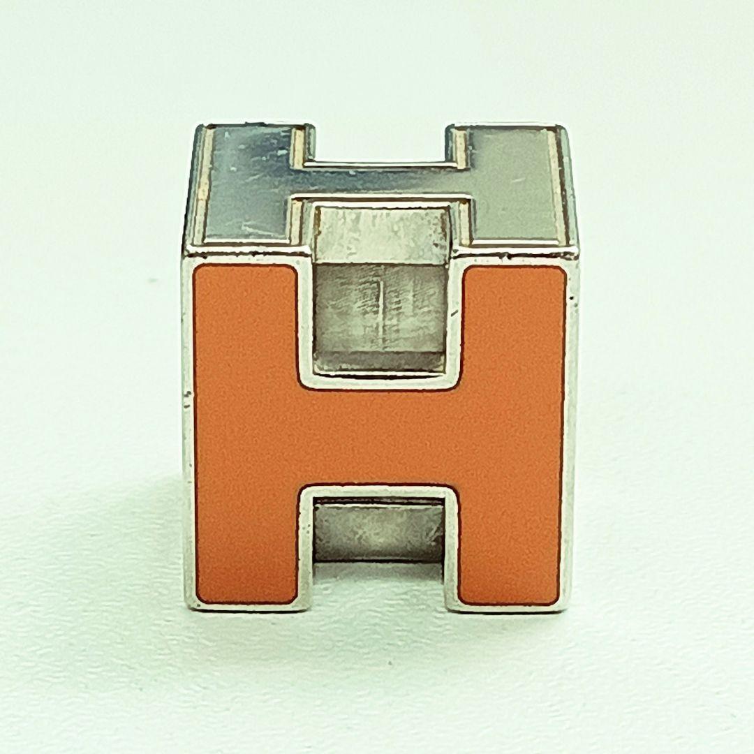 AMH11 エルメス 極美品 Hキューブ ネックレストップ