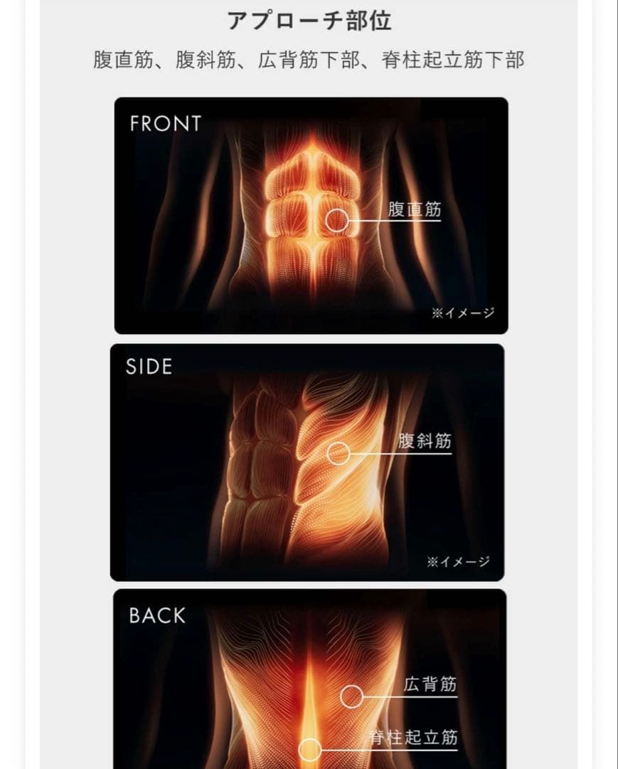 値下げ　保証期間内　コアベルト 正規品SIXPAD EMS S シックスパッド