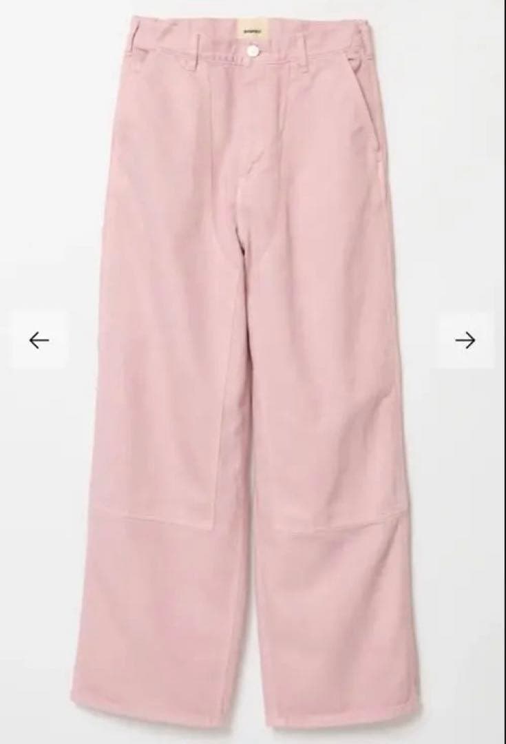 最終値下　THE SHISHIKUI ペインターパンツ　34 L.PINK