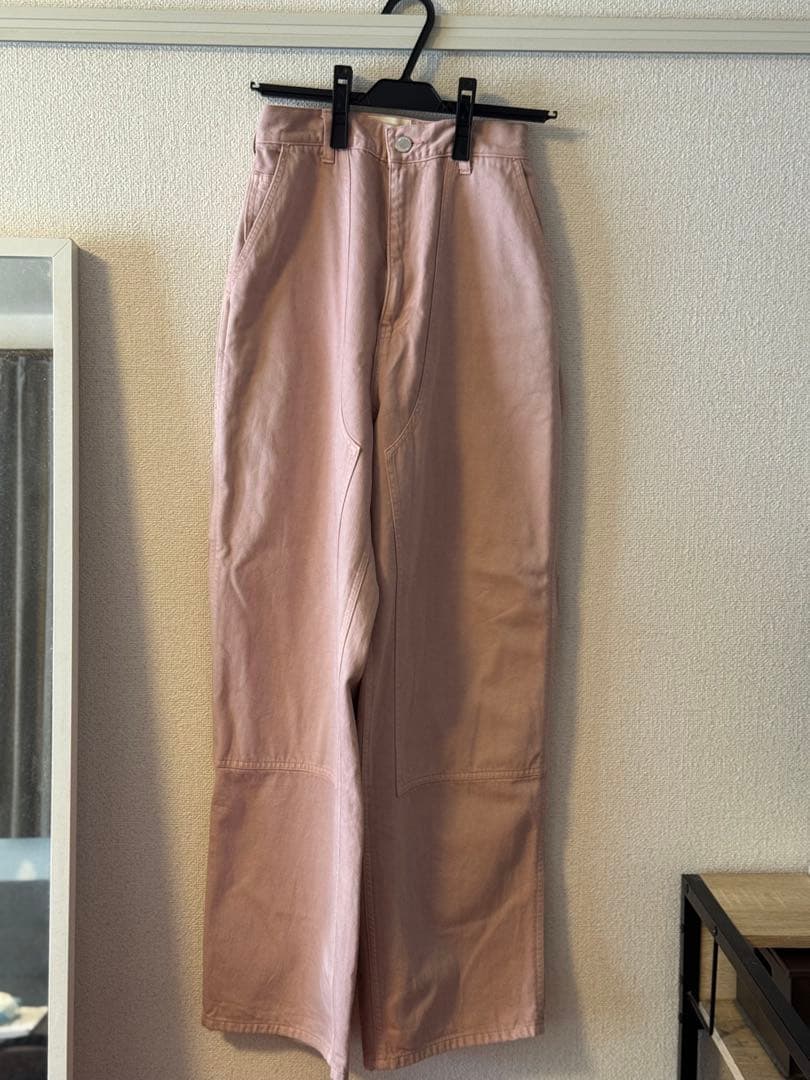 最終値下　THE SHISHIKUI ペインターパンツ　34 L.PINK