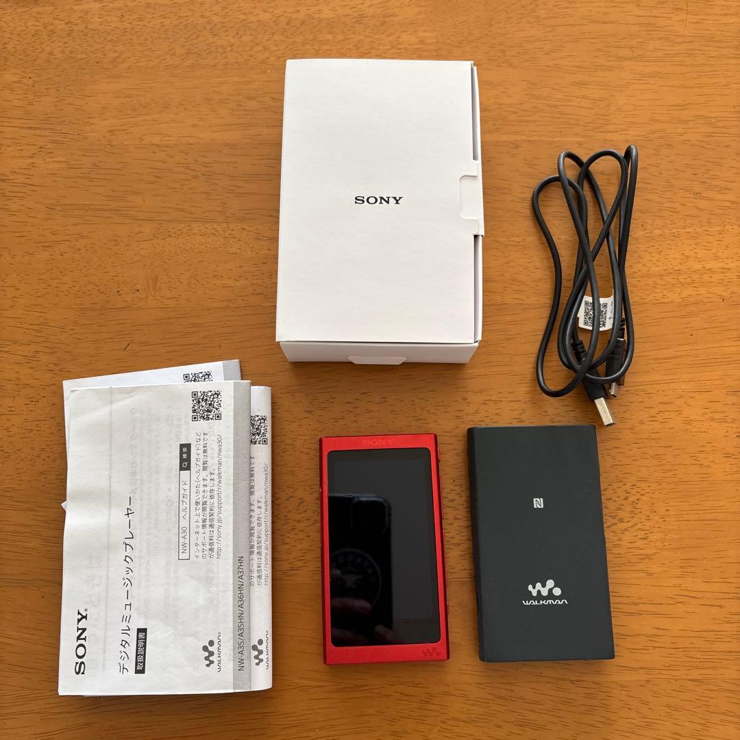 SONY NW-A105 レッド デジタルオーディオプレーヤー