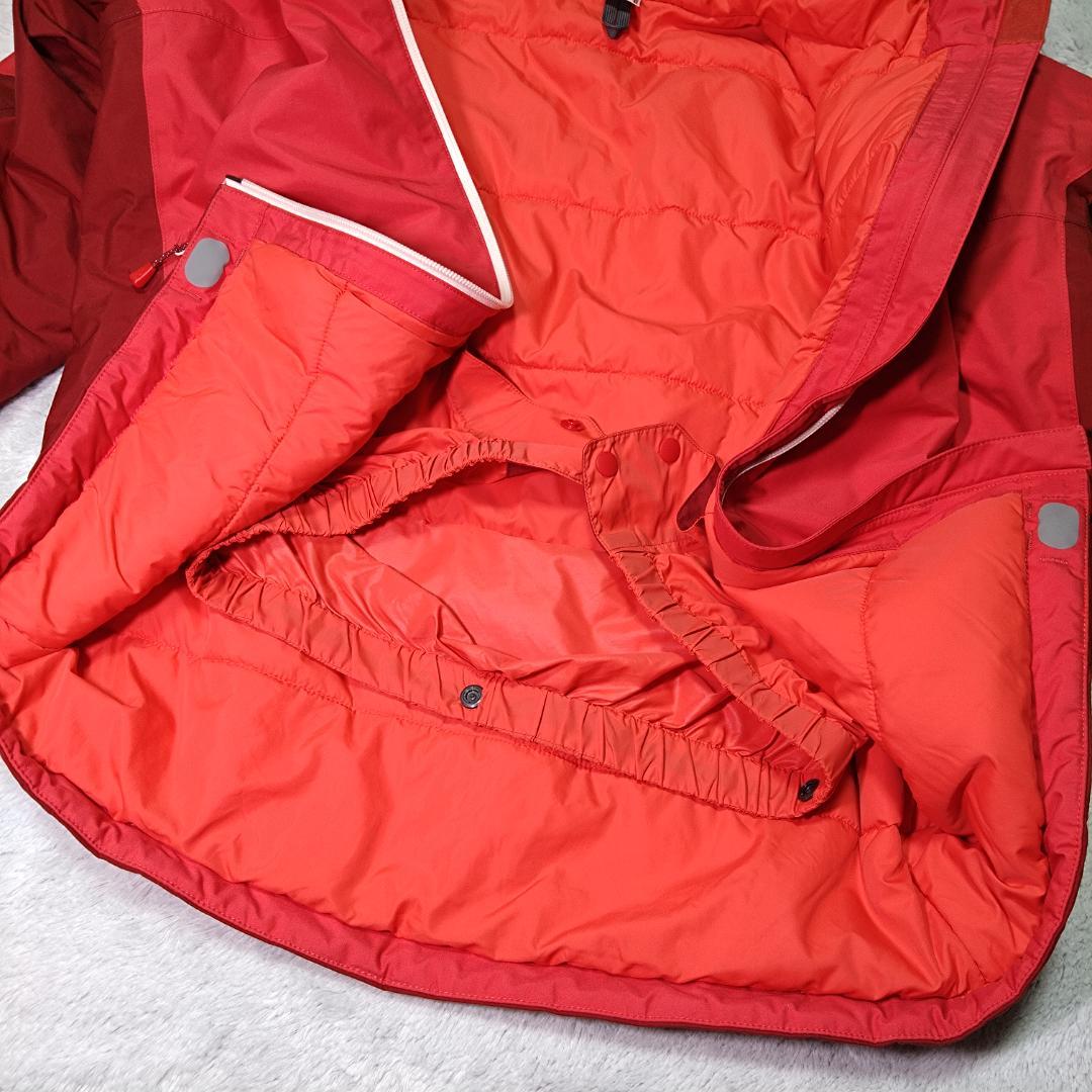 モンベル　パウダーステップジャケット　パウダーライトビブ　上下セット　スキー　雪