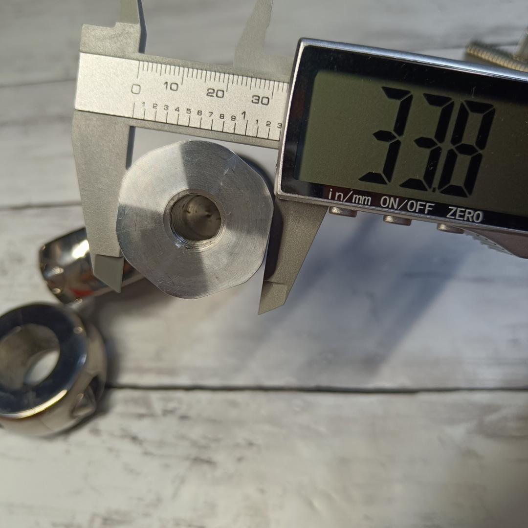 送料無料！ステンレス製ドッグボーンライザー！ハンドルポスト　管03140405