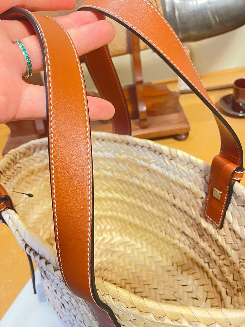 ロエベ　LOEWE バスケットバッグ　カゴバッグ スモール　ハンドバッグ