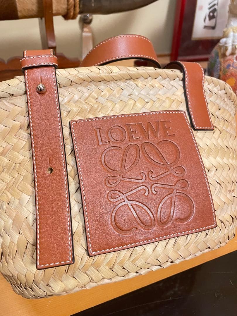 ロエベ　LOEWE バスケットバッグ　カゴバッグ スモール　ハンドバッグ