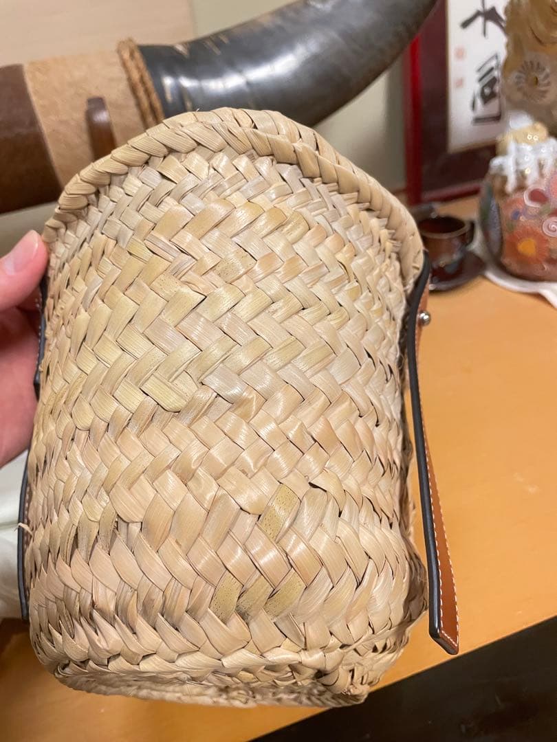 ロエベ　LOEWE バスケットバッグ　カゴバッグ スモール　ハンドバッグ