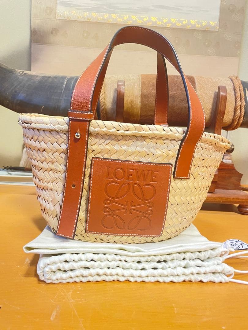 ロエベ　LOEWE バスケットバッグ　カゴバッグ スモール　ハンドバッグ