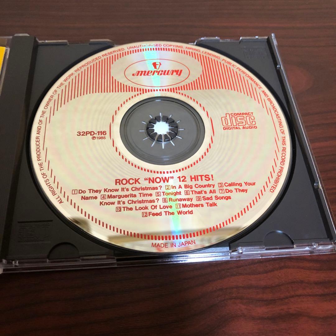 CD☆32PDー116／ロック・ナウ　12 ヒッツ！／バンド・エイド／折込帯付