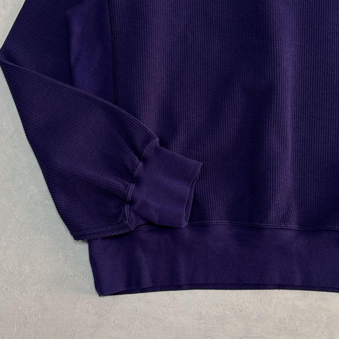 新品 25SS ブラームスルーツストック サーマルプルオーバー パープル 2