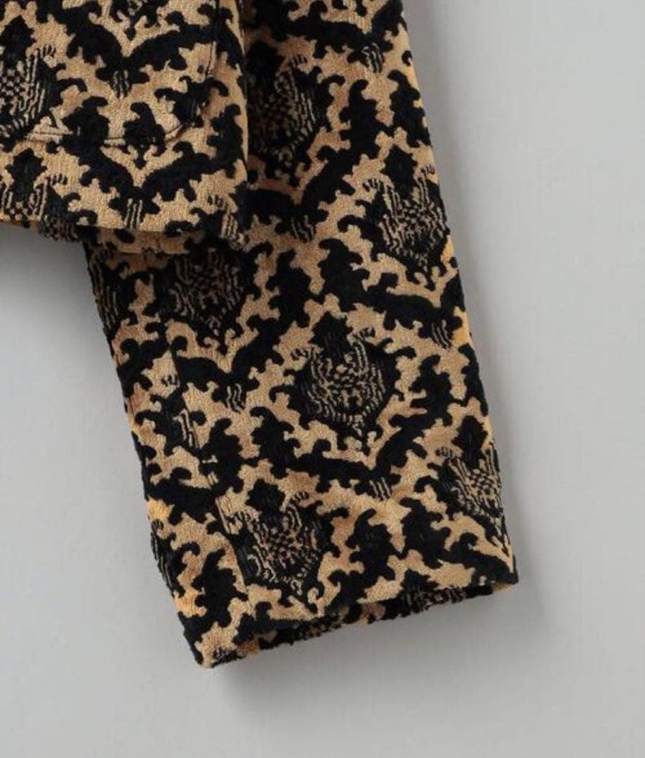 週末SALE！<6（ROKU）＞カットパイルジャカード ジャケット 38 M