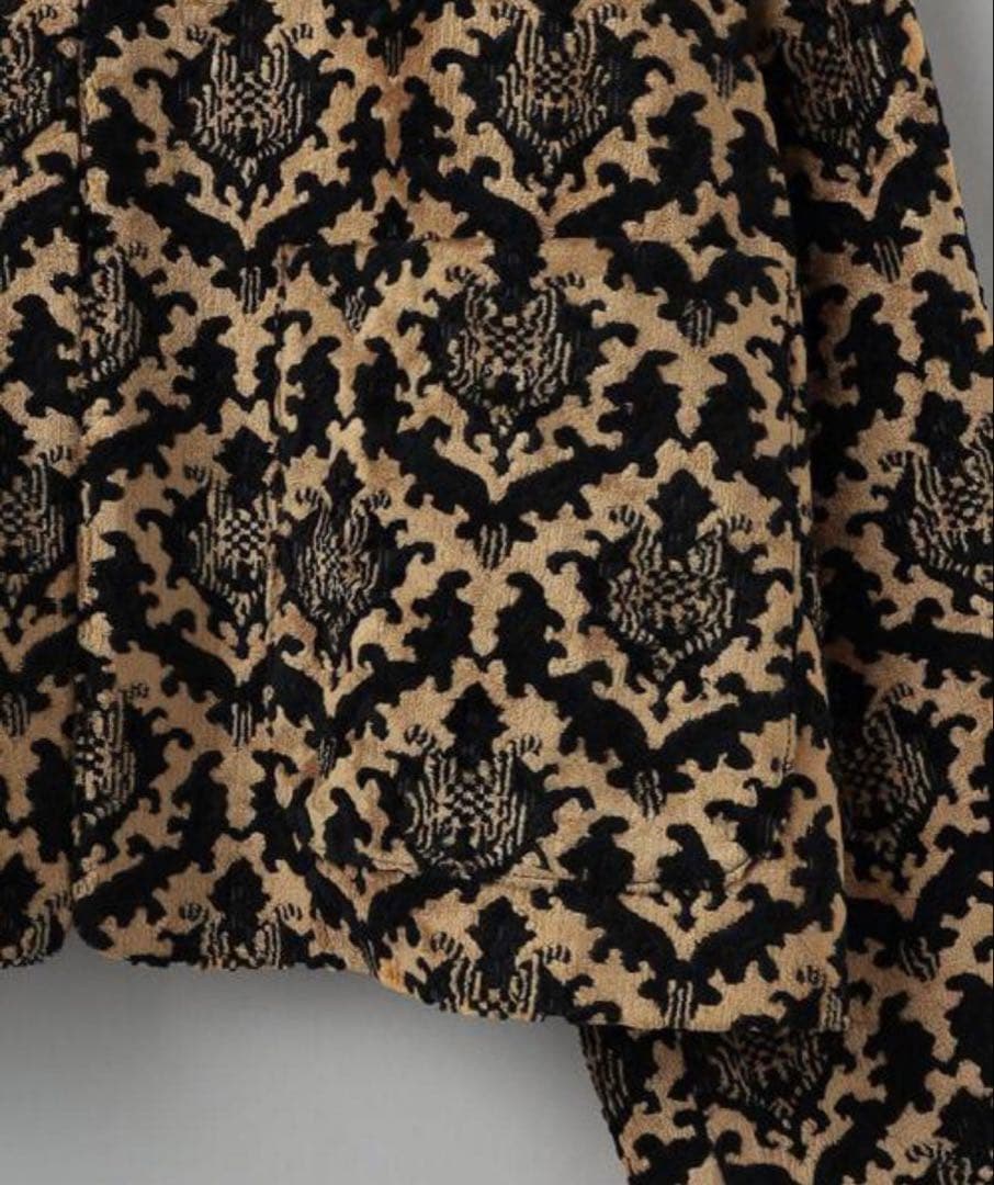 週末SALE！<6（ROKU）＞カットパイルジャカード ジャケット 38 M