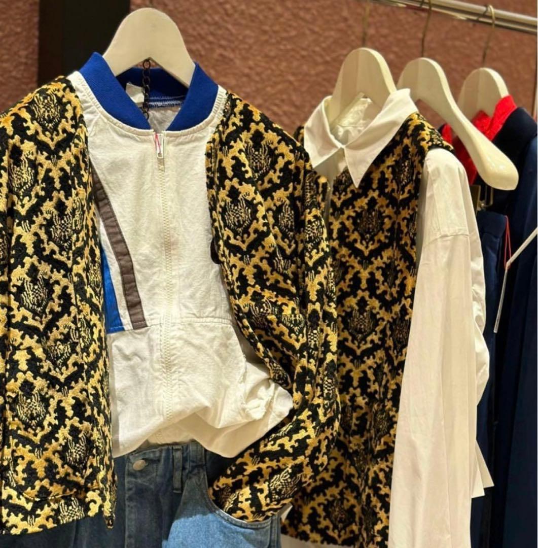 週末SALE！<6（ROKU）＞カットパイルジャカード ジャケット 38 M