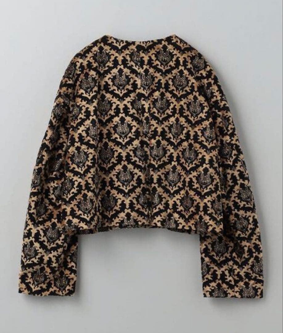 週末SALE！<6（ROKU）＞カットパイルジャカード ジャケット 38 M