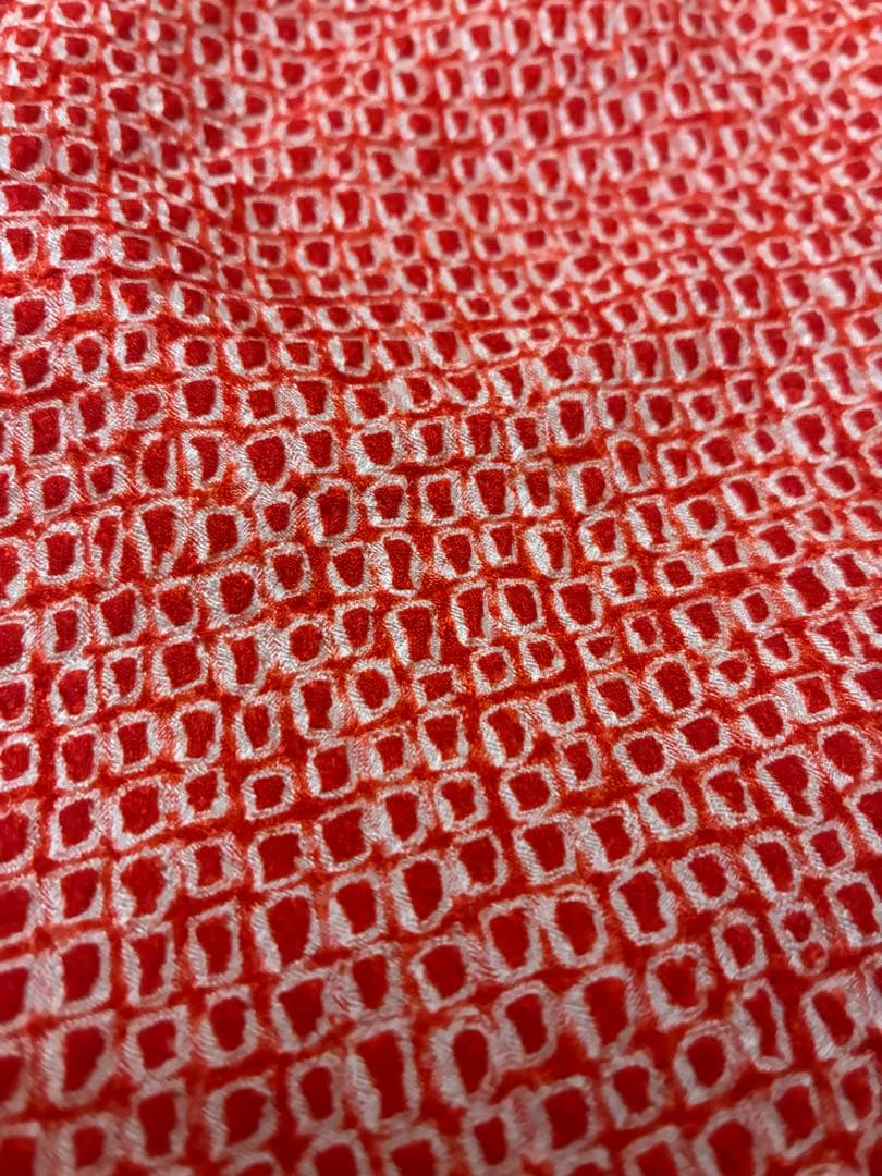 3歳七五三 古典柄レトロ着物と総絞り被布セット