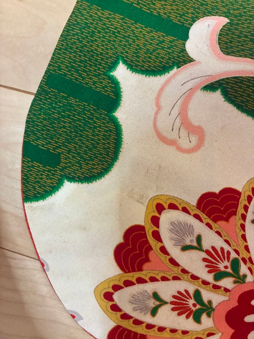 3歳七五三 古典柄レトロ着物と総絞り被布セット