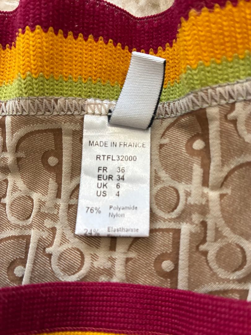 新品未使用　Dior 水着　トロッター柄　ディオール