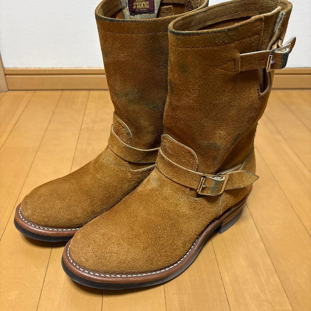 keystone エンジニアブーツ　スエード　キーストーン　wesco ホワイツ