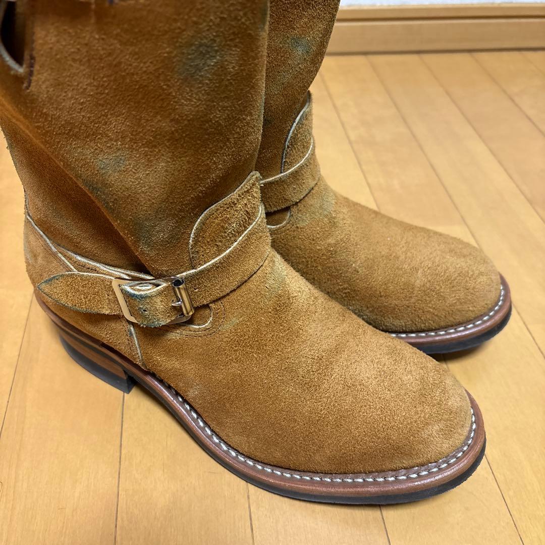 keystone エンジニアブーツ　スエード　キーストーン　wesco ホワイツ