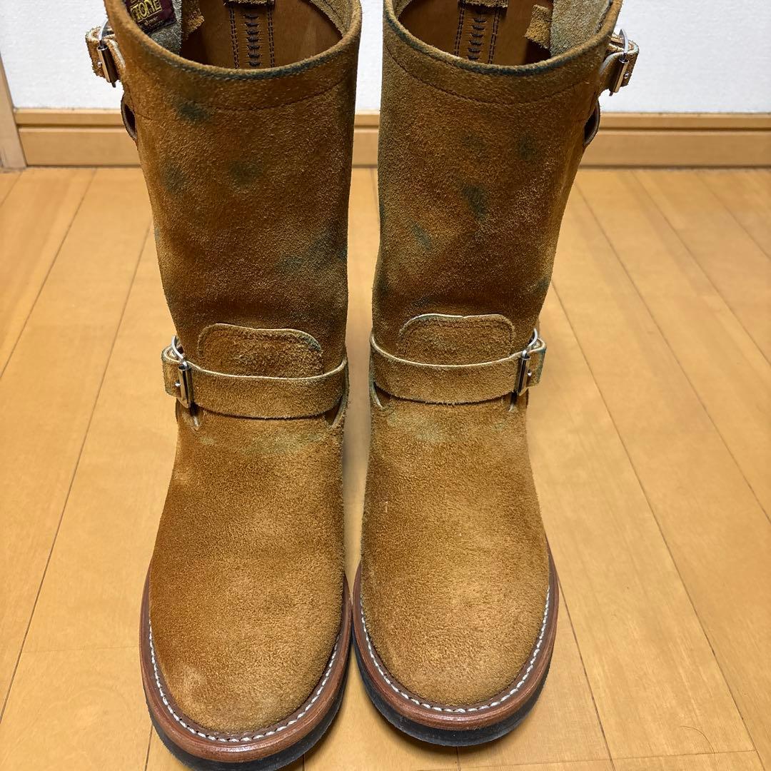 keystone エンジニアブーツ　スエード　キーストーン　wesco ホワイツ