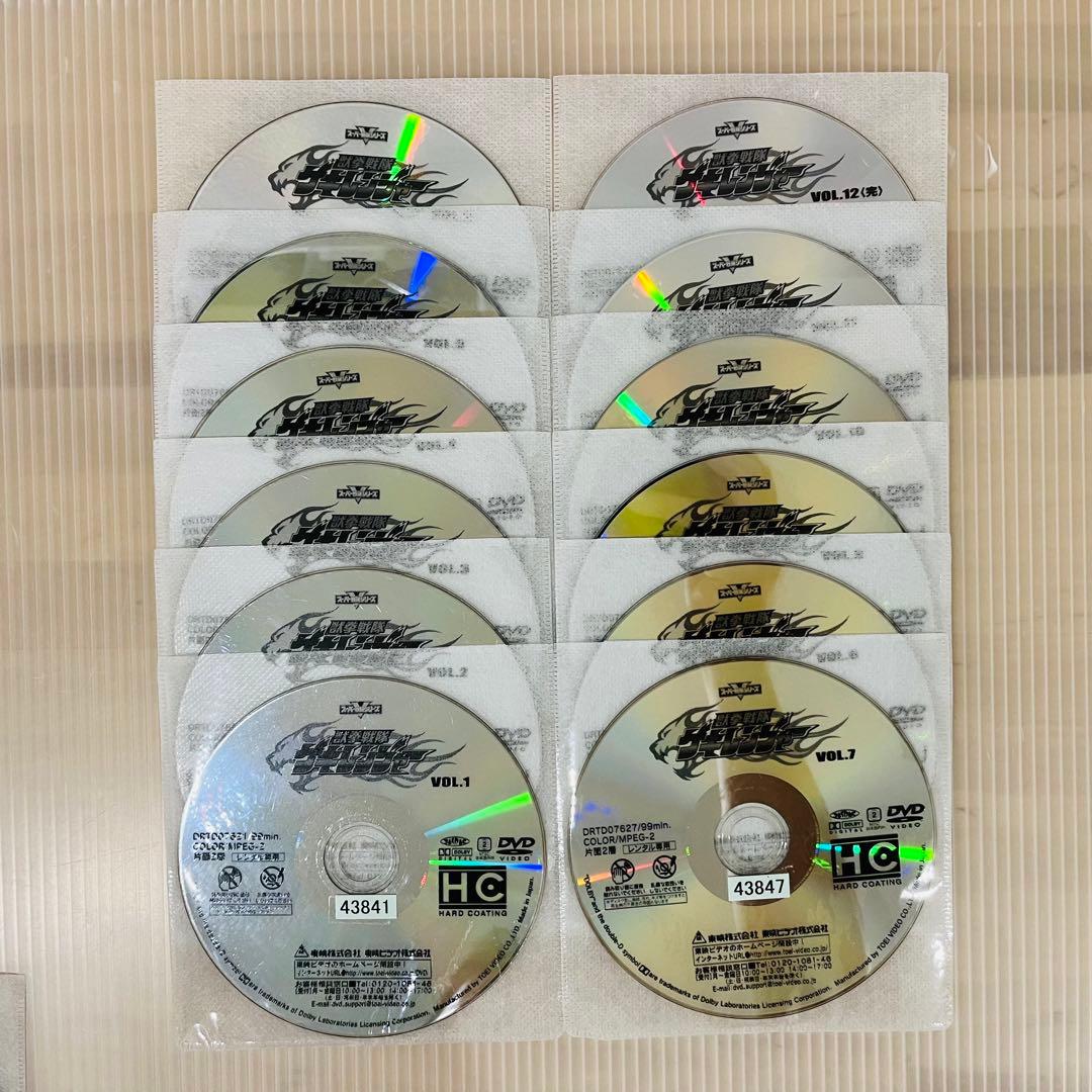 チー　獣拳戦隊 ゲキレンジャー 全12巻+1巻セット レンタル使用済DVD