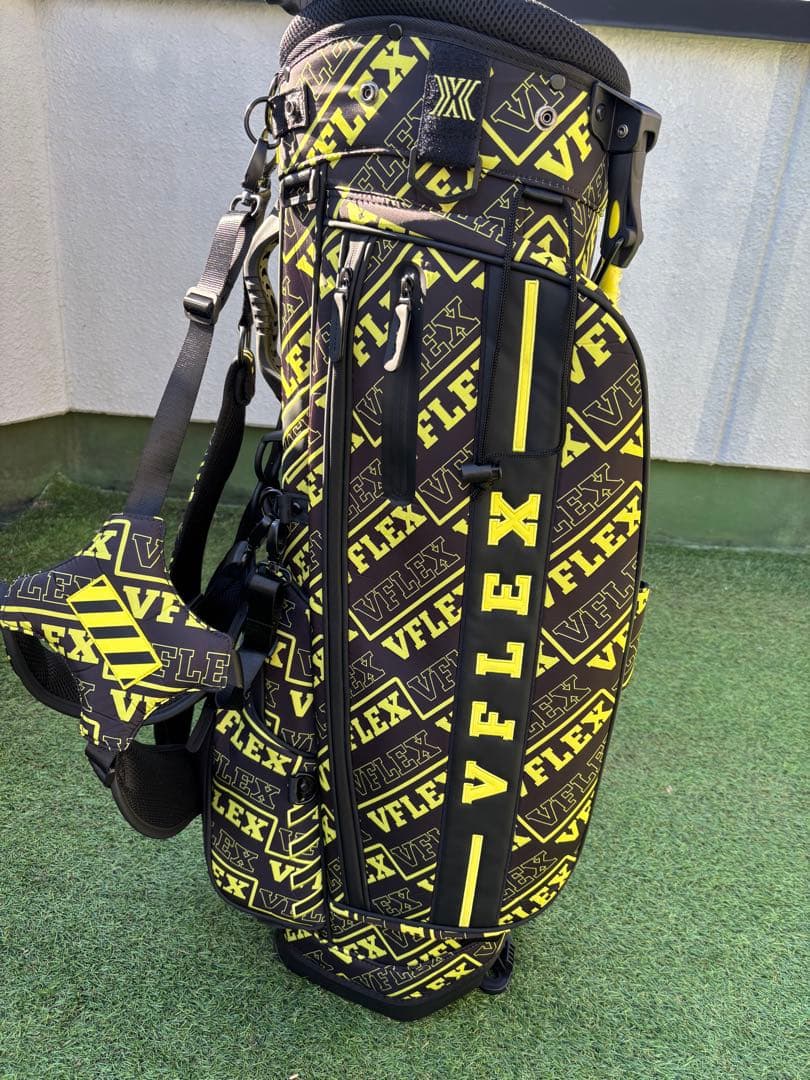 Ｖフレックス　スタンド　キャディバッグ　ゴルフバッグ　新品　ブラック　イエロー