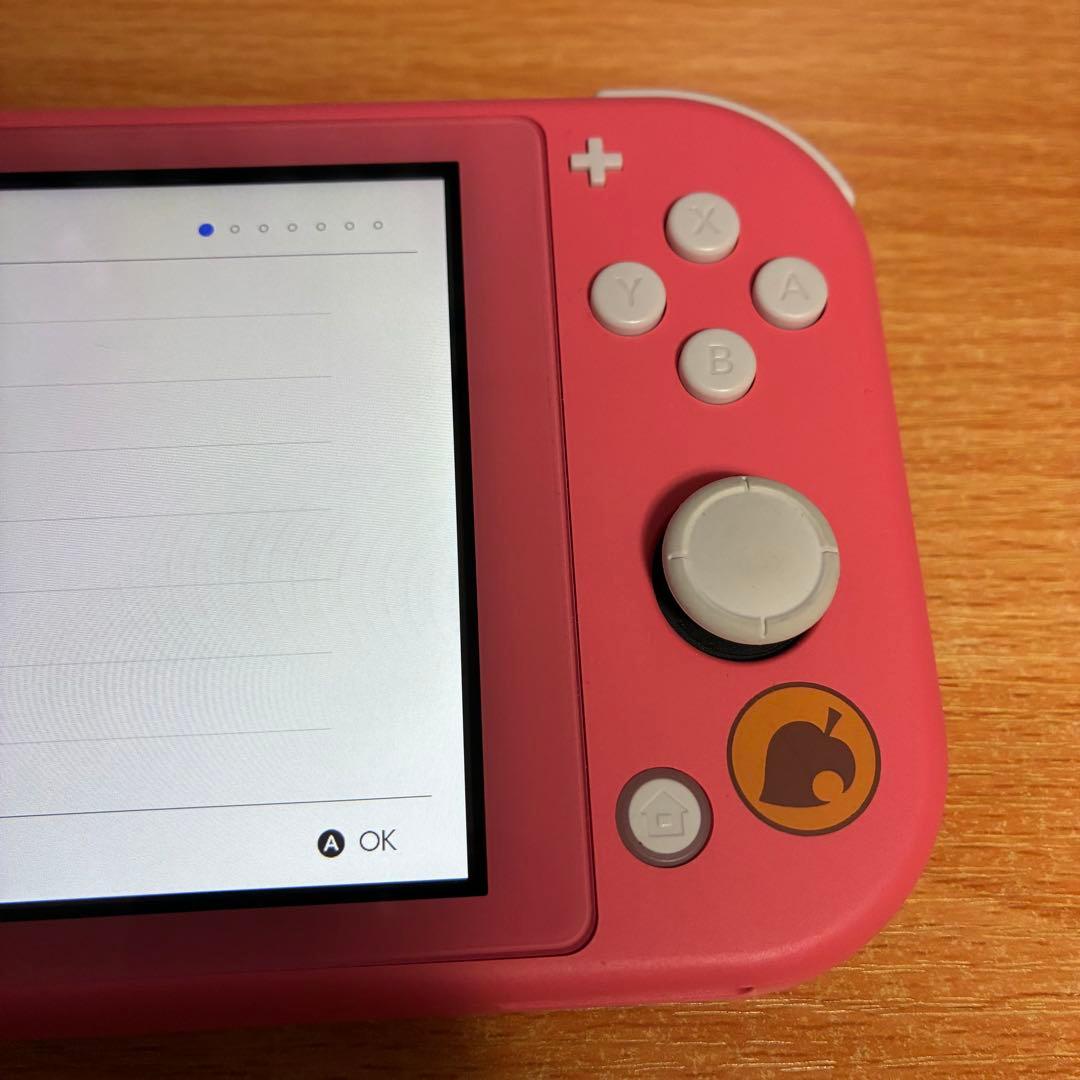 Nintendo Switch Lite どうぶつの森 しずえアロハ柄