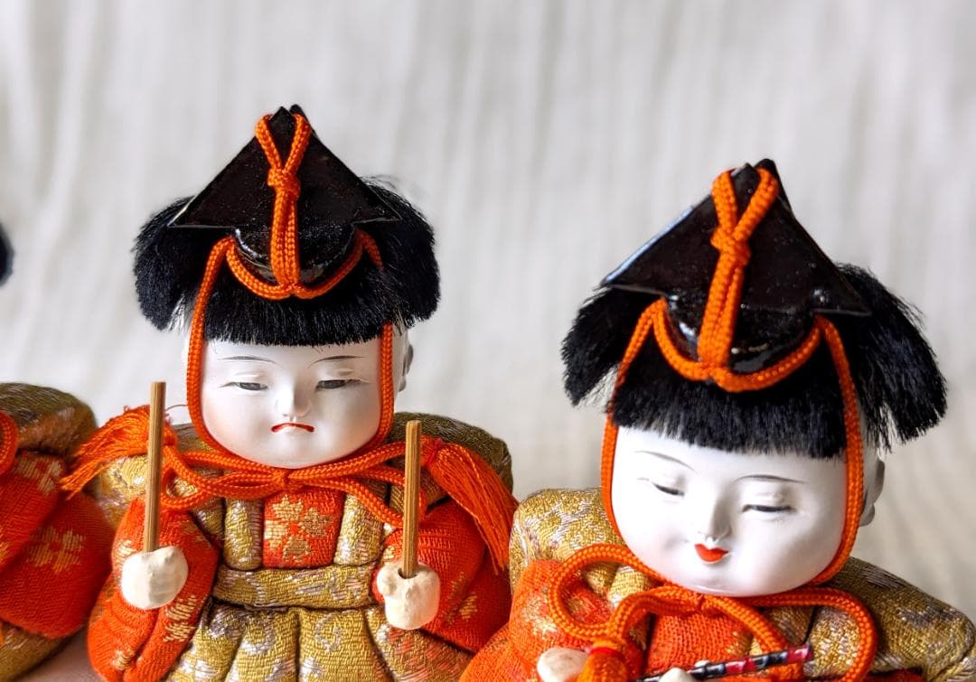 限定お値下げ　美品　雛人形　お雛様　ひな人形　15人揃え　木目込み人形　年代物