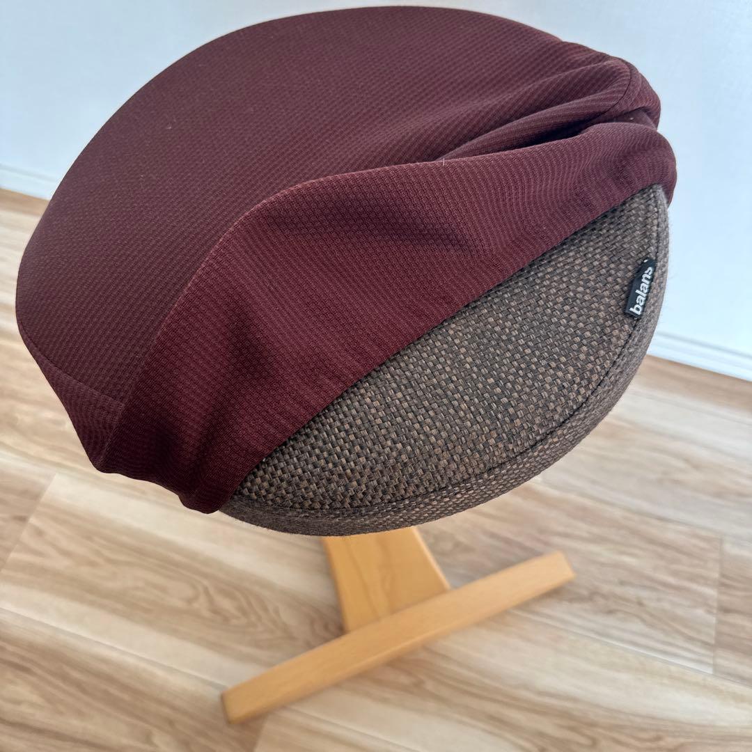 美品　バランスラボ バランスチェア バランスシナジー 織柄　茶色