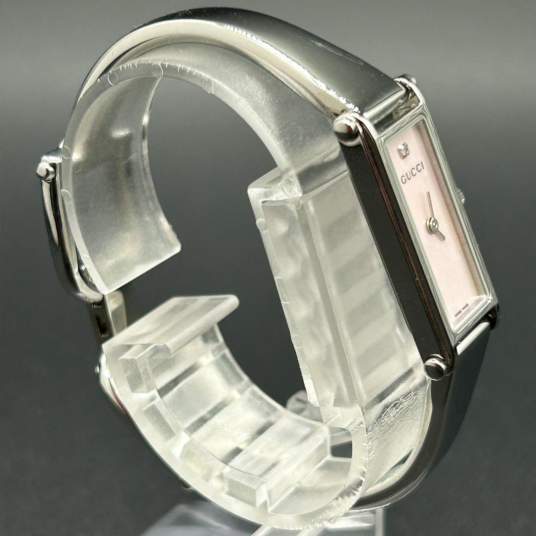 稼働【美品】GUCCI グッチ 時計 1500L シェル文字盤 レディース