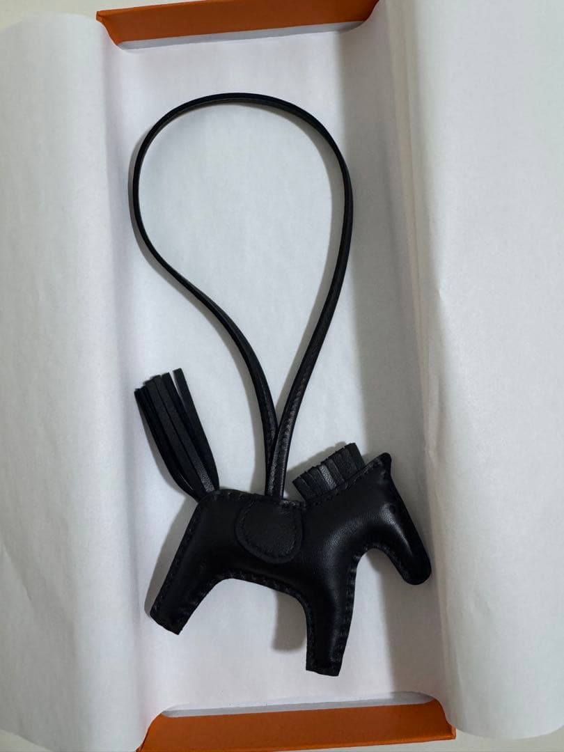 エルメス ロデオ PM チャーム SO BLACK 黒 K刻印 新品本物