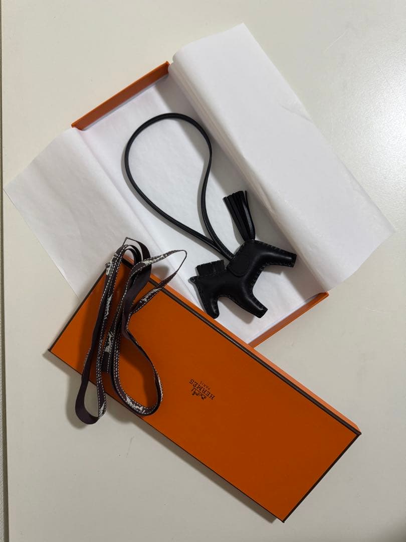 エルメス ロデオ PM チャーム SO BLACK 黒 K刻印 新品本物