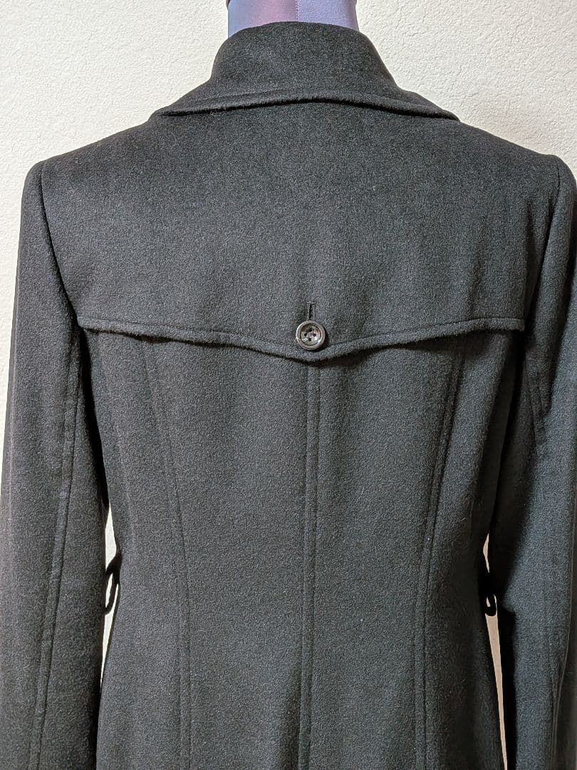 カシミヤ100% ダブルブレスト ロングコート