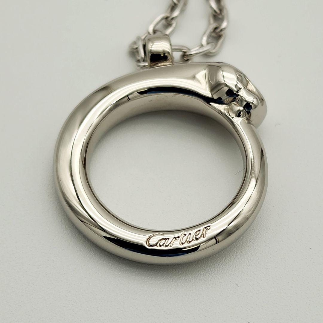 極美品 ★Cartier★ チャーム パンテール チェーン シルバー