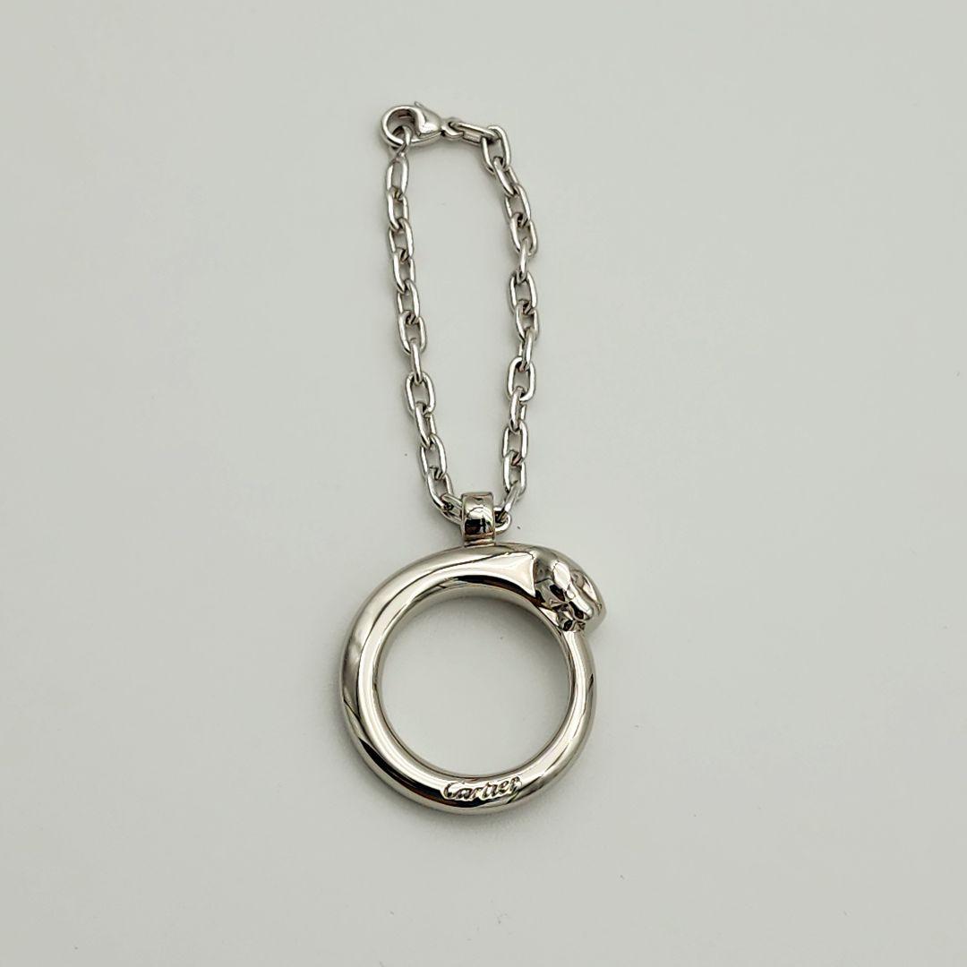 極美品 ★Cartier★ チャーム パンテール チェーン シルバー
