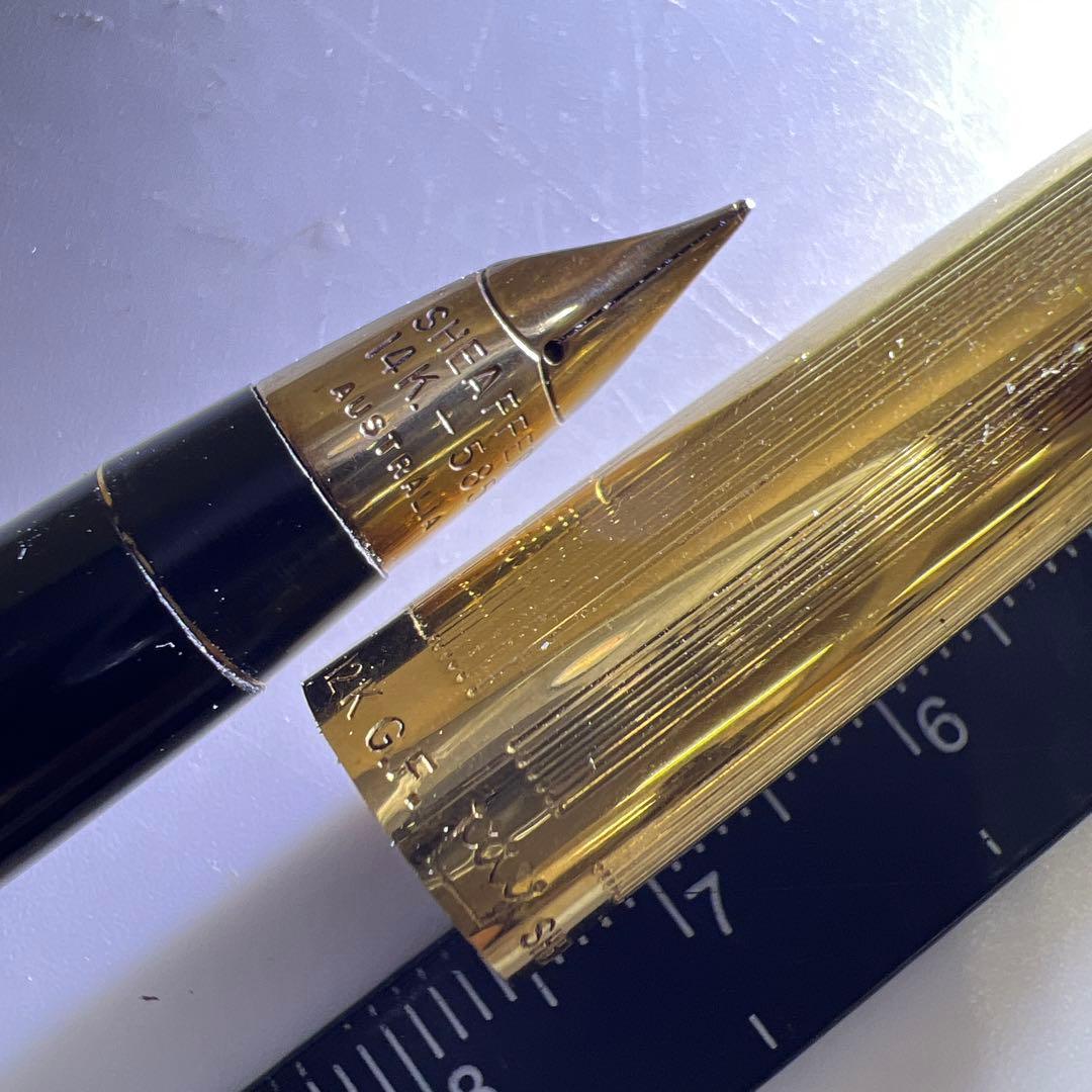 シェーファー　ペン先14K（金多い）4g 万年筆17g 東Y8-0114☆2F